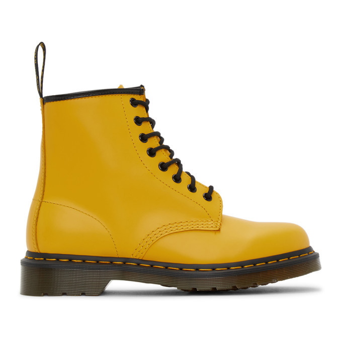 Photo: Dr. Martens Yellow 1460 Boots