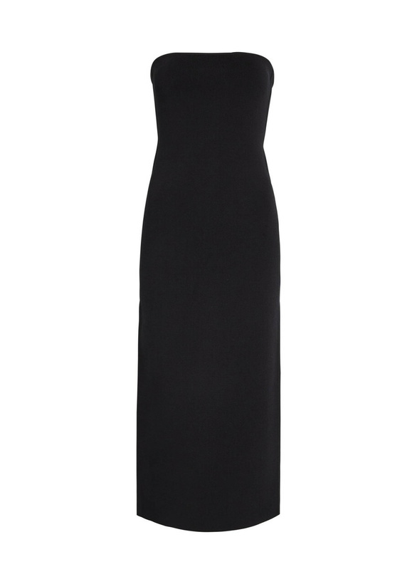 Photo: Anine Bing Rosa Stretch-knit Midi Dress Black