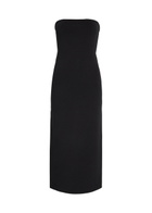 Anine Bing Rosa Stretch-knit Midi Dress Black