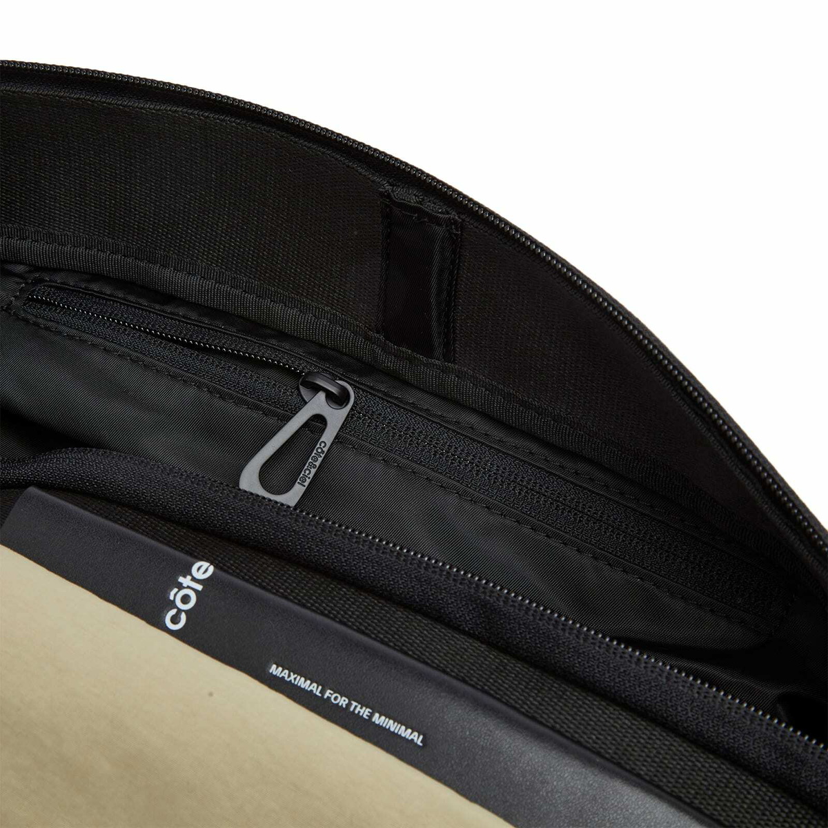 Cote&Ciel Orne Komatsu Cross Body Bag in Beige 