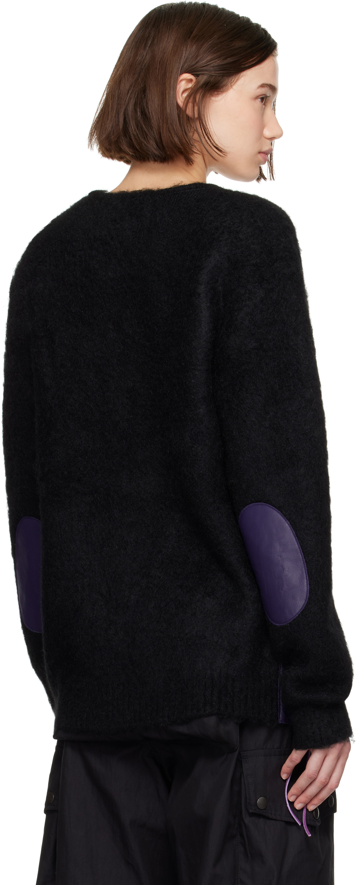 NEEDLES Black EP Mohair Cardigan Needles