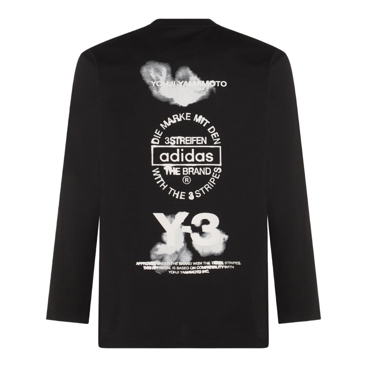 Y-3 Black Cotton T-shirt