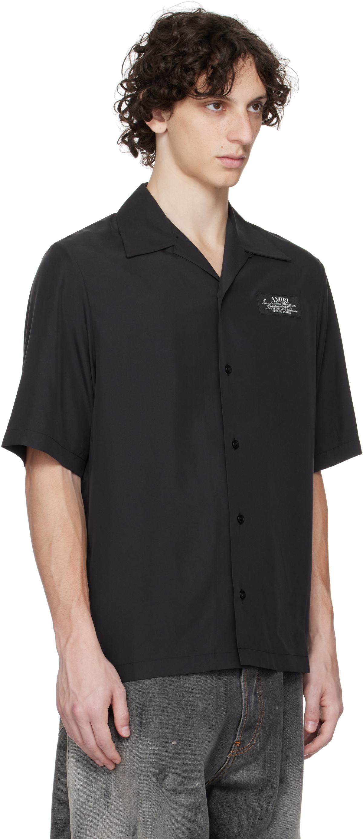 【関税込み】AMIRI ブラック Bowling Tシャツ AMIRI Championship T-shirt | Black | FARFETCH
