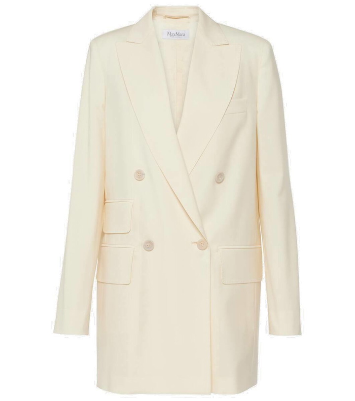 Photo: Max Mara Double-breasted virgin wool blazer