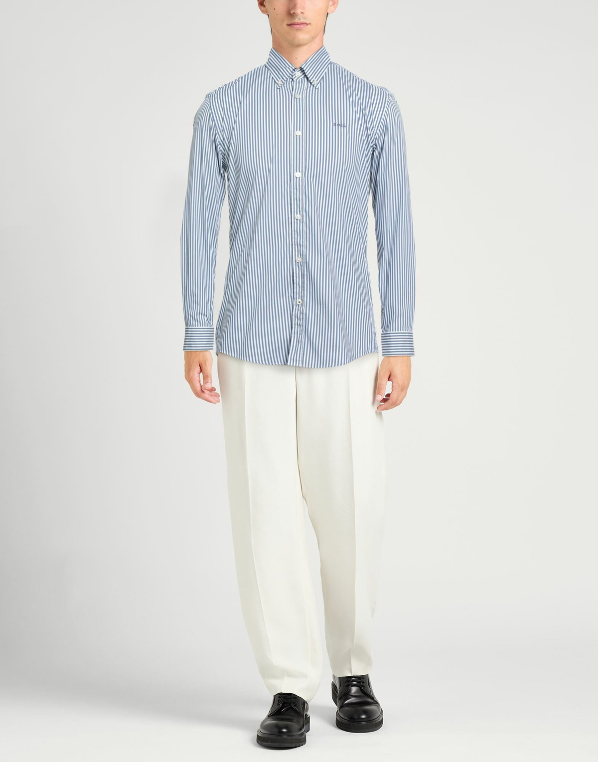 Boss Mens Shirt Slate in Blue