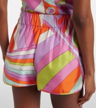 Pucci Iride silk twill shorts