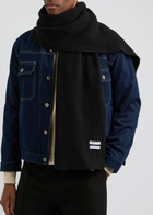 Colorful Standard Wool Scarf - Black - One Size