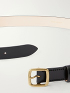 Déhanche - Baptiste 2.5cm Leather Belt - Black