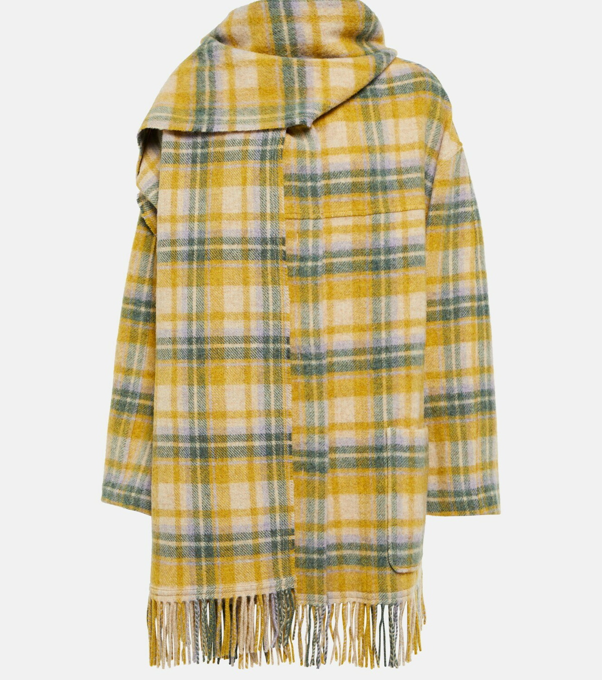 Marant Etoile Faty wool-blend scarf coat Isabel Marant Etoile