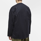 Comme des Garçons Homme Men's Nylon Liner Zip Jacket in Navy