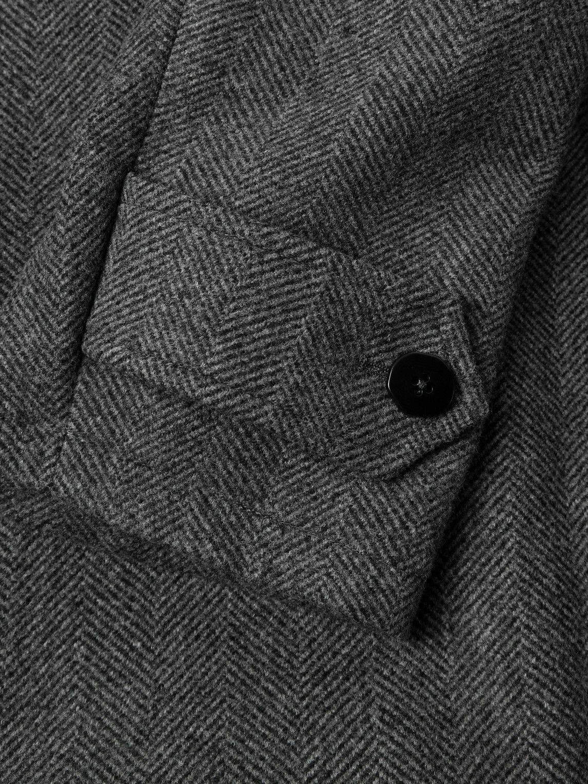 Stòffa - Asymmetric Wool Coat - Gray