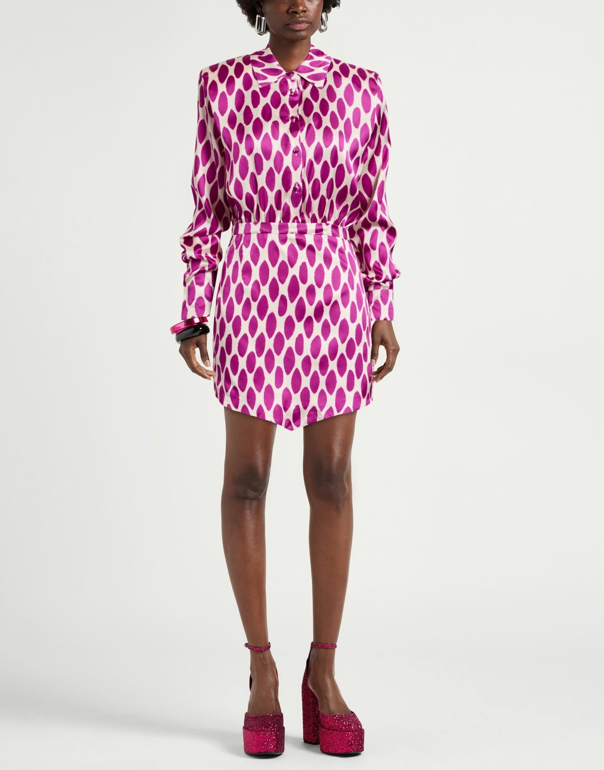 Jijil Womens Mini dress Mauve