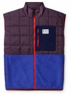 Cotopaxi - Trico Hybrid Quilted Padded Shell and Fleece Gilet - Red