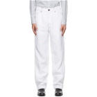 OVERCOAT White Summer Linen Trousers