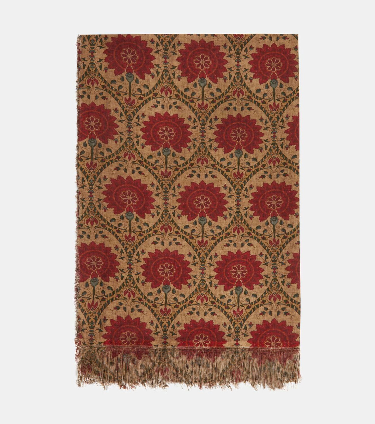 The House of Lyria Tormento fringed linen tablecloth
