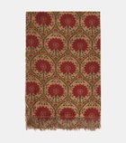 The House of Lyria Tormento fringed linen tablecloth