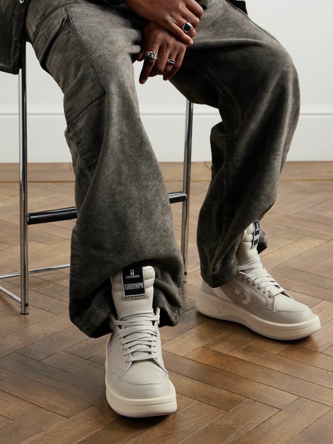 RickOwens DRKSHDW converse TURBOWPN