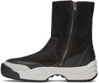 Kenzo Black Work Mid-Top Boots