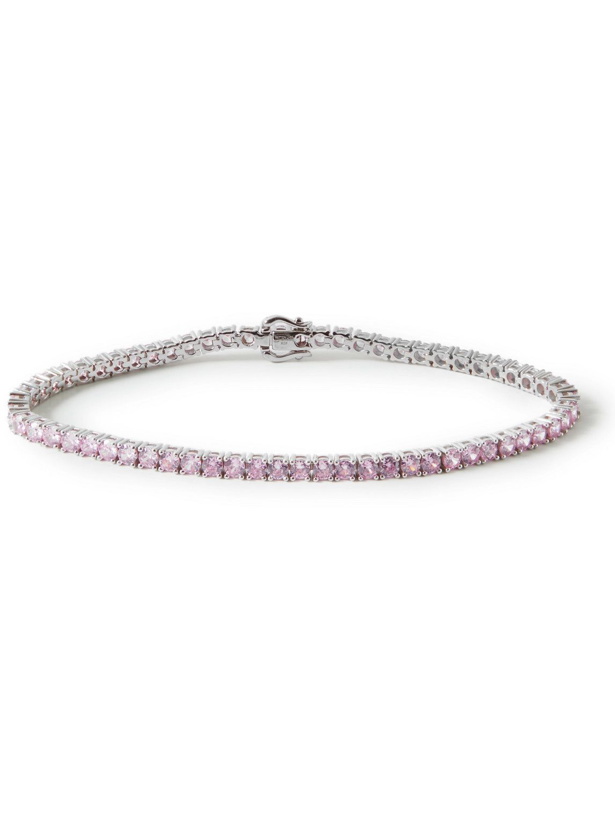 Photo: Hatton Labs - Sterling Silver Crystal Tennis Bracelet - Silver