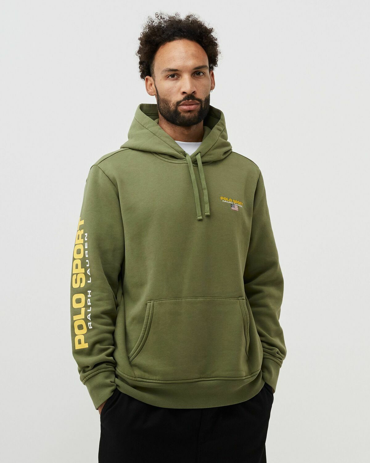 Polo Ralph Lauren Longsleeve Hooded Sweatshirt Green - Mens