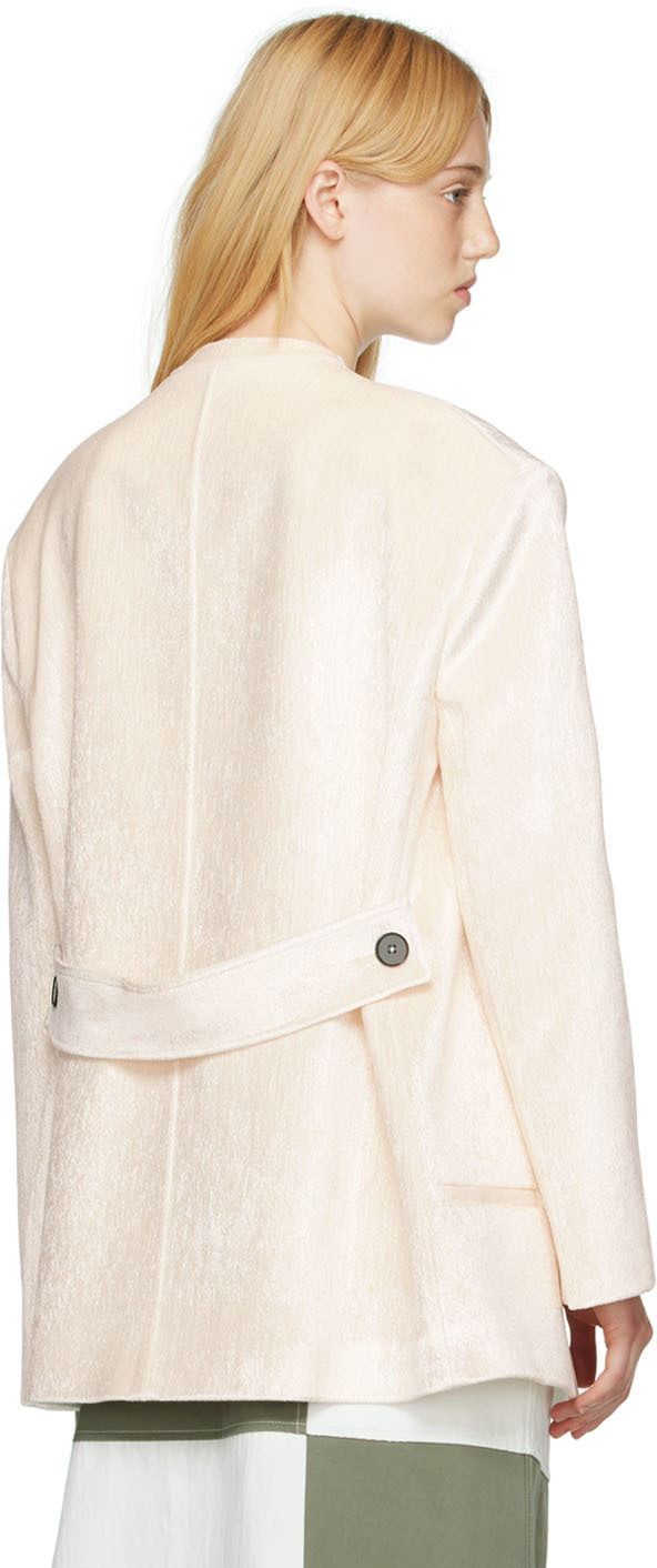 ジャケット Jil Sander White viscose blazer Jil Sander White Viscose Jacket Jil Sander