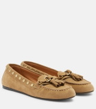 Isabel Marant Faxel studded suede loafers