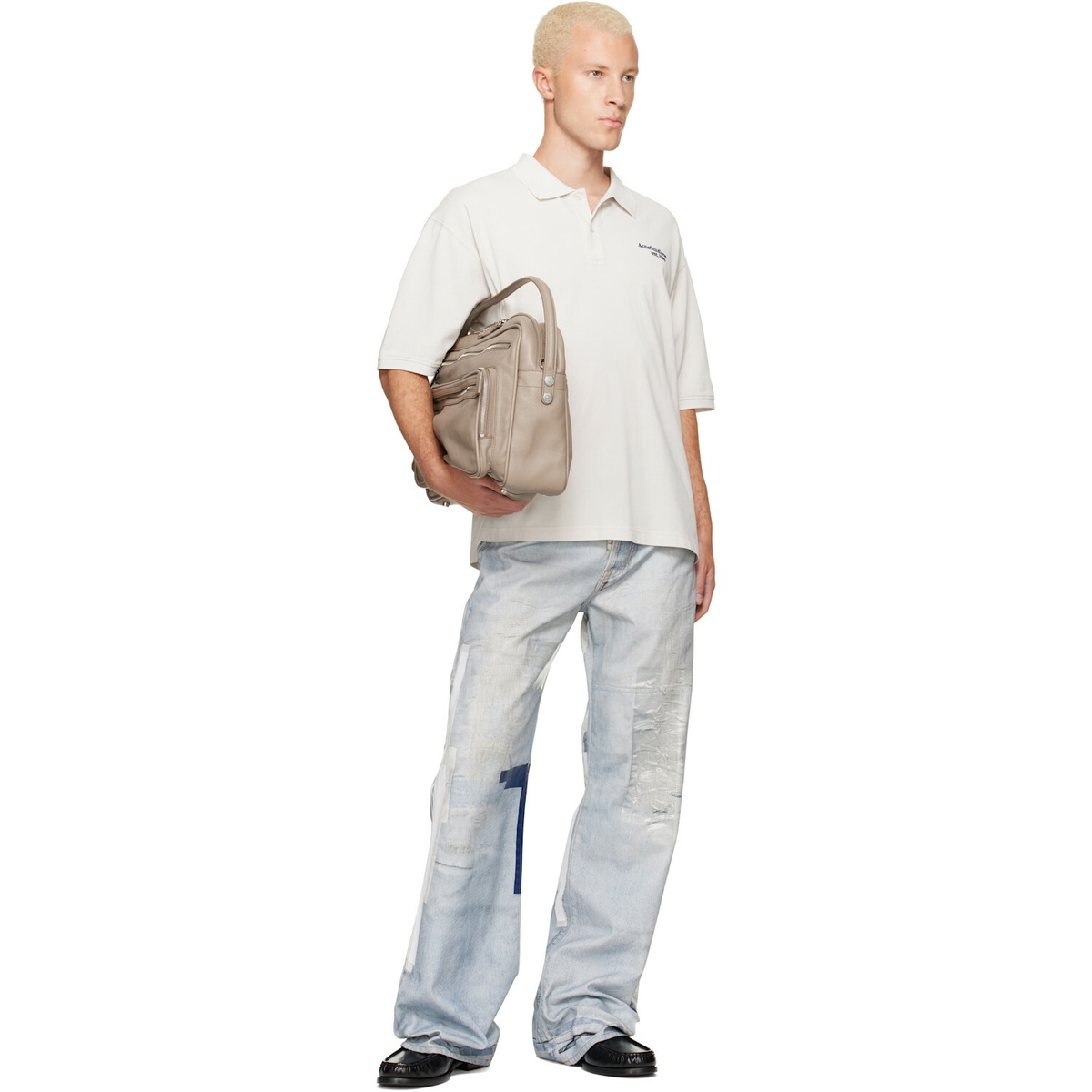 Acne Studios Blue Trompe-L'oeil Tape 2021M Jeans
