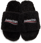 Balenciaga Black Furry Campaign Slides