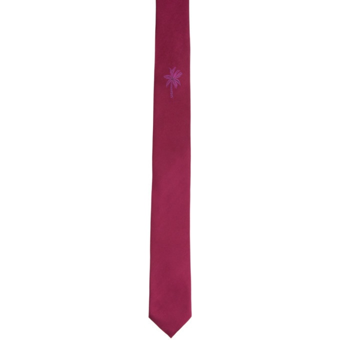 Photo: Dries Van Noten Pink Silk Palm Tie