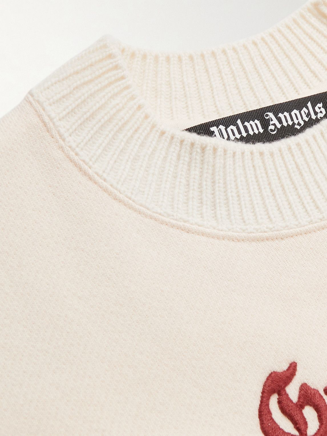 Palm Angels Monogram Striped Sweater - Size S