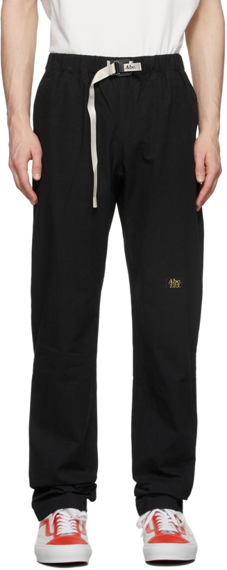 Photo: Advisory Board Crystals Black Cotton Utility Trousers