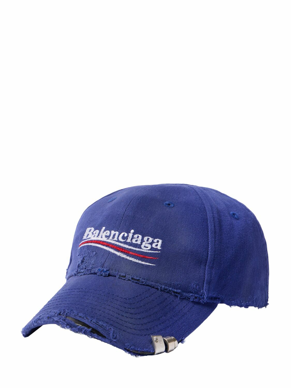 BALENCIAGA - Political Cotton Drill Cap Balenciaga