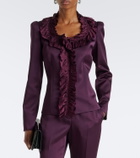 Nina Ricci Ruffled cady jacket