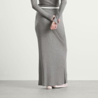 Samsøe Samsøe Women's Sadou Jersey Maxi Skirt in Mid Grey Melange