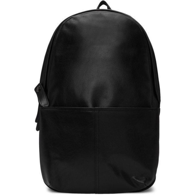 Photo: Yohji Yamamoto Black Leather Day Backpack