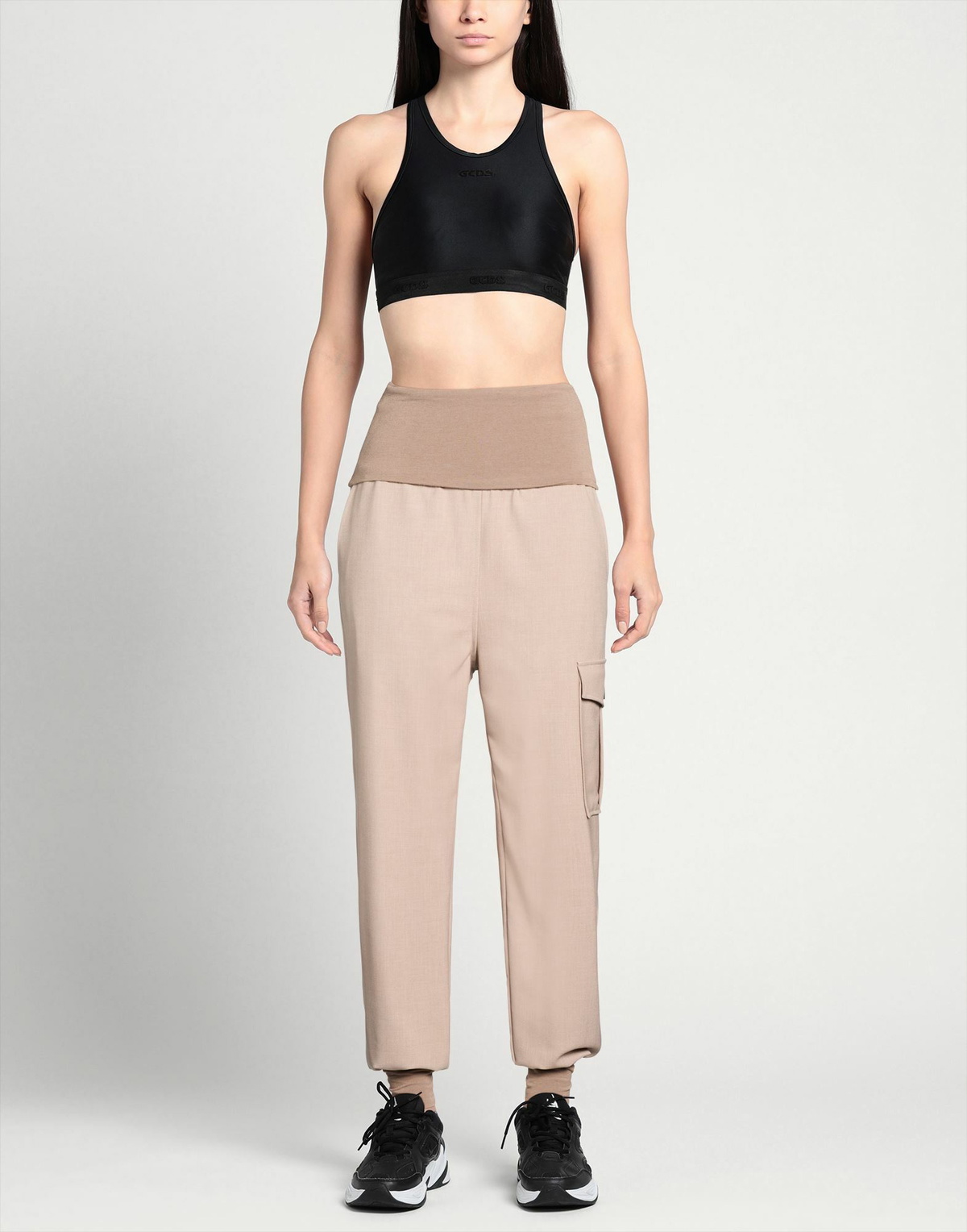 Alessia Santi Womens Pants Taupe