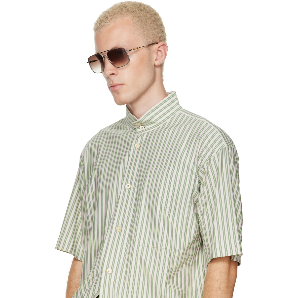 Cutler and Gross Silver The Great Frog Edition Ganton Navigator Sunglasses