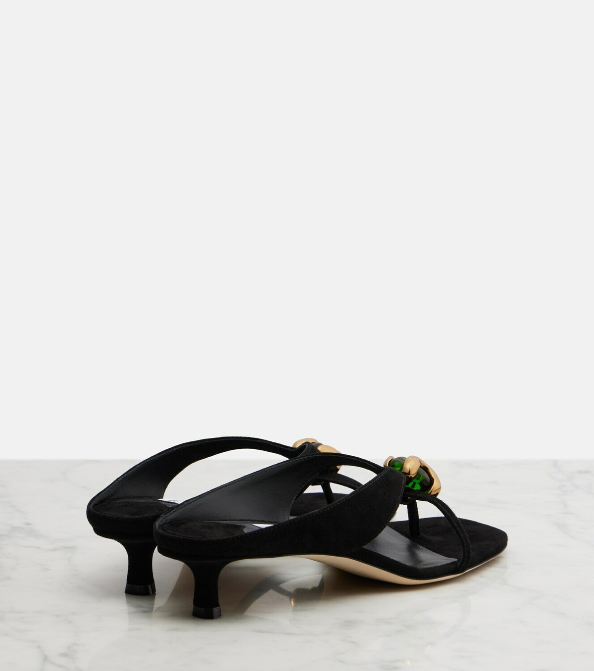 Jimmy Choo Emeri Stone embellished thong sandals