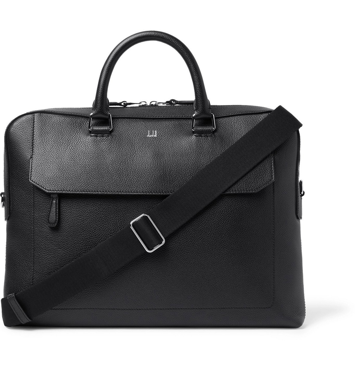 Dunhill - Belgrave Full-Grain Leather Briefcase - Black Dunhill