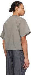 AMOMENTO Gray Drawstring T-Shirt