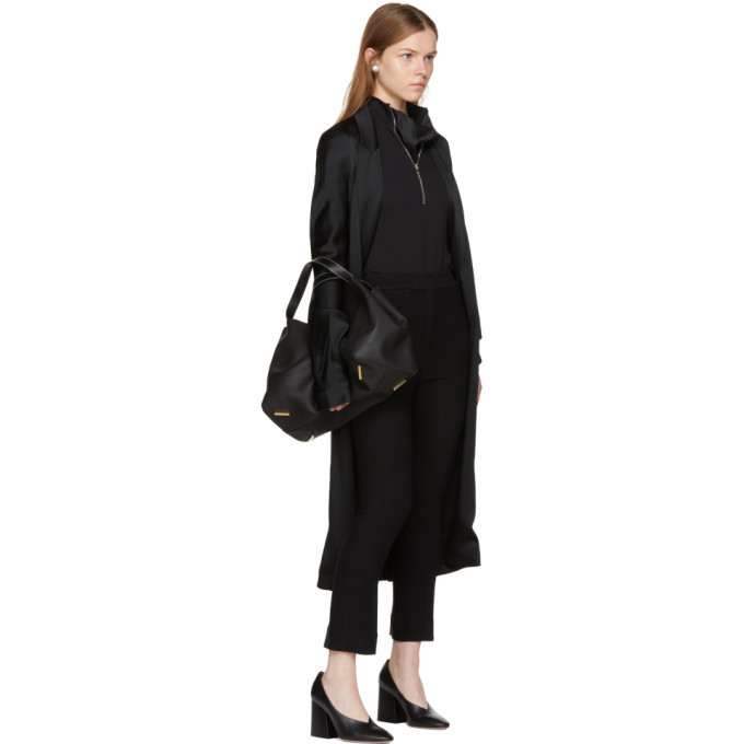 Wendelborn Black Zip-Up Bodysuit