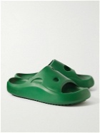 Off-White - Meteor Cutout Rubber Slides - Green