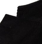 Tod's - Black Cotton-Velvet Suit Jacket - Black