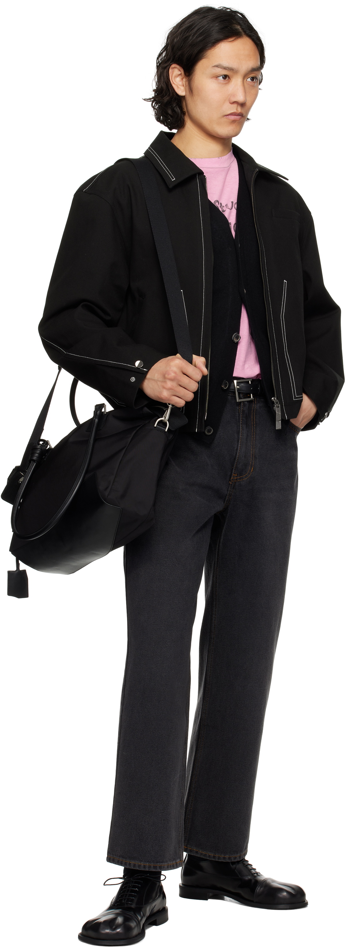 ADER error Black Sig; TRS Tag 01 Jeans ADER error