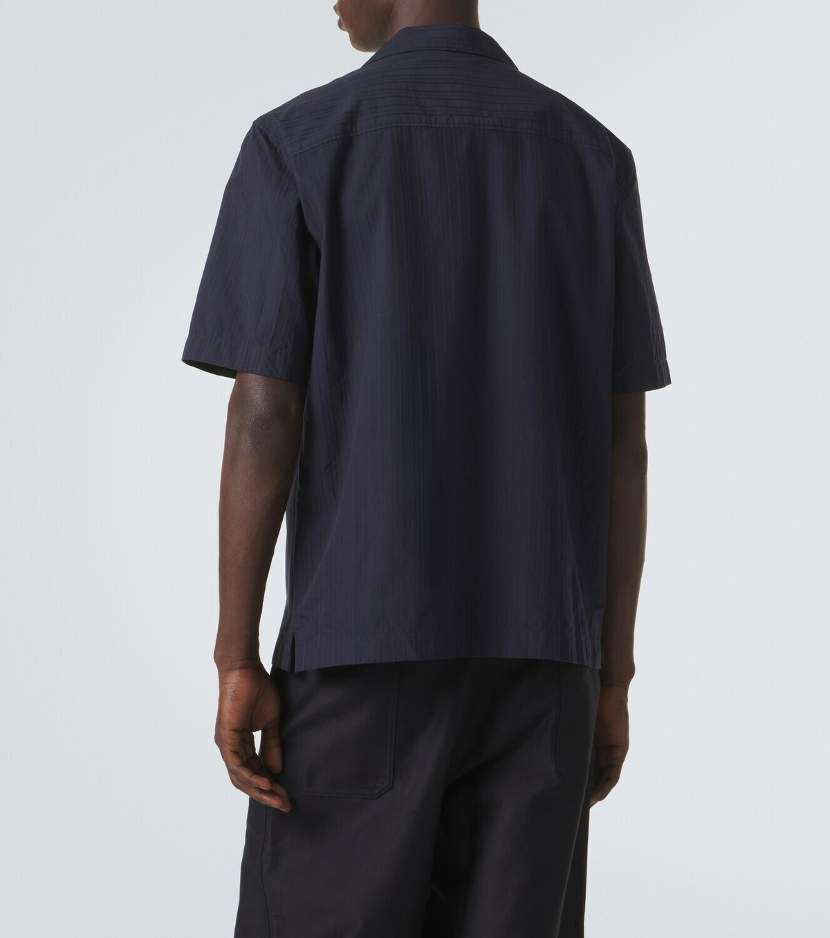 Sunspel Striped cotton shirt