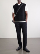 Mr P. - Wool and Cashmere-Blend Sweater Vest - Black