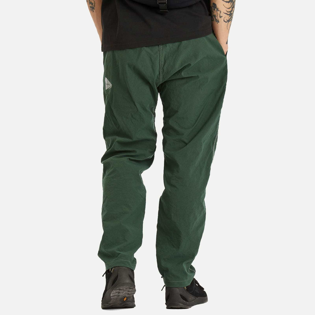 Gramicci Men's x and wander Nylon Climbing Pant in Green Gramicci