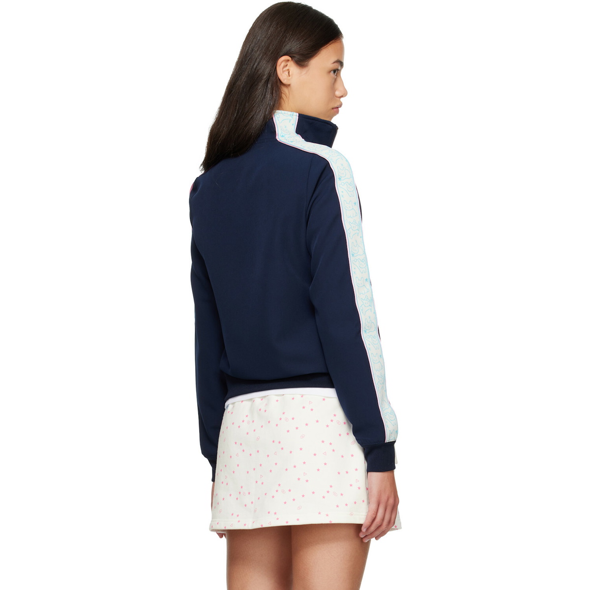 Sandy Liang Navy Lia Jacket