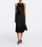 Róhe Gathered midi dress