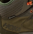 Hoka One One - Kaha GORE-TEX and Leather Boots - Green